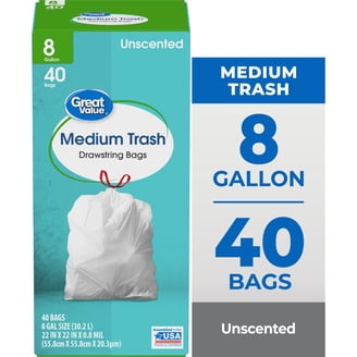 Whirlpool W10165294RB Plastic Trash Compactor Bags, 15 inch, Pack