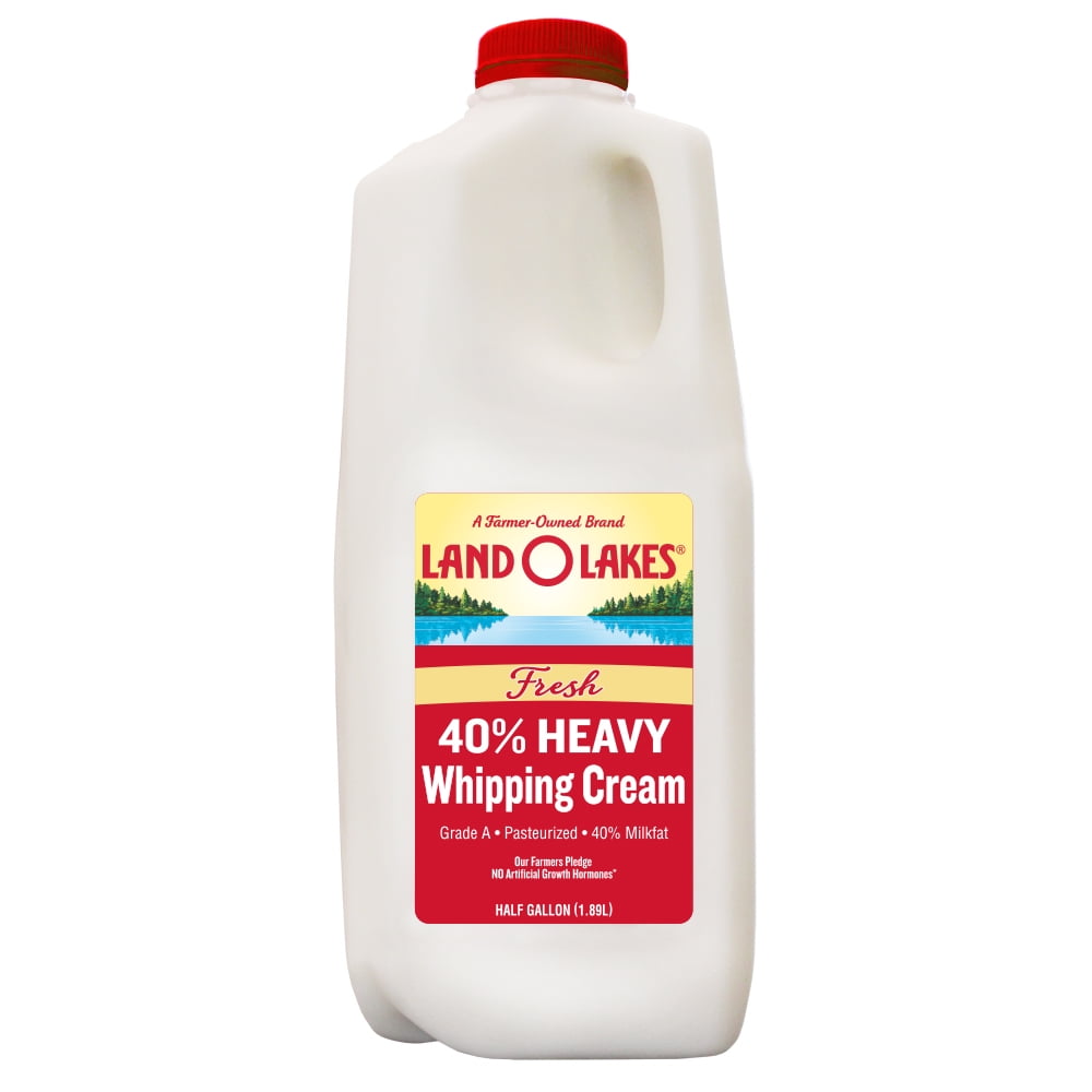 Land O Lakes 40 Whipping Cream Half Gallon 64oz Plastic Walmart Com Land O Lakes 40 Whipping Cream Half Gallon 64oz Plastic Walmart Com