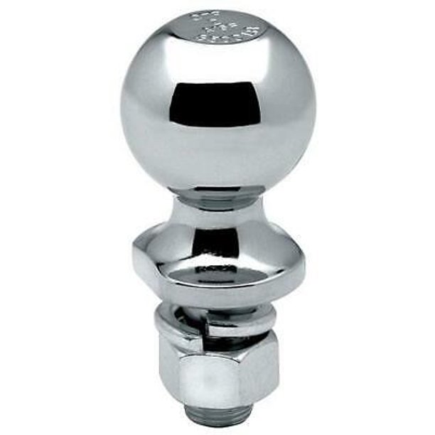 Draw Tite 63908 2 5 16 Chrome Hitch Ball 1 Shank Dia 2 1 8 Shank Length 7500 Lbs Walmart Com Walmart Com