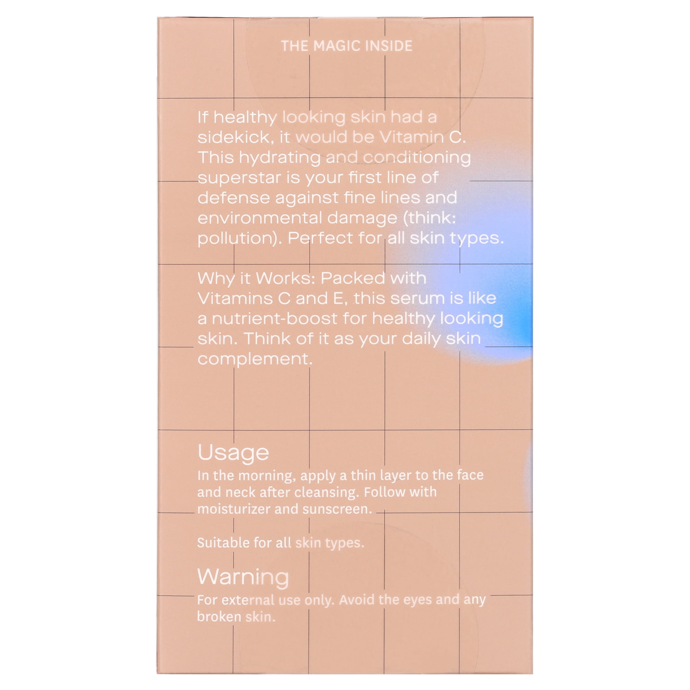 Fig.1 Vitamin C 15% Treatment, Brightening, Smoothing