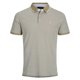 thumbnail image 3 of JACK&JONES polos hombre, pack de 2 - JJEPAULOS POLO 2PK, manga corta, color liso, algodón Beige/Gris XXL (XX-Large), 3 of 3
