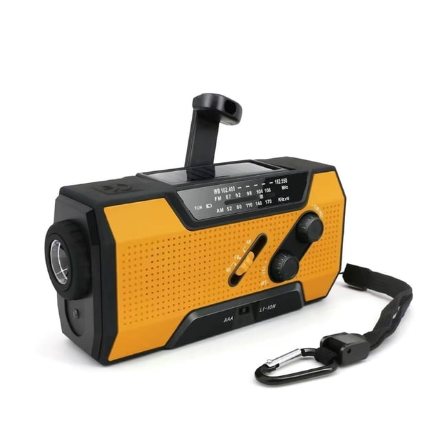 Multi-Function Weather Radio Solar Emergency Radio Outdoor Disaster Relief Radio Weather Radio