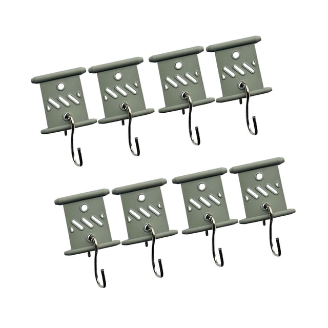 Almencla Awning Clip Light Rope Clamp Multifunctional 1 Set Slide In Awning Channel Light silicone 8pcs