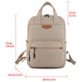 thumbnail image 3 of Mochila para ordenador de trabajo para mujer, mochila Oxford para ordenador portátil, Bolso de viaje para estudiante (caqui), 3 of 5