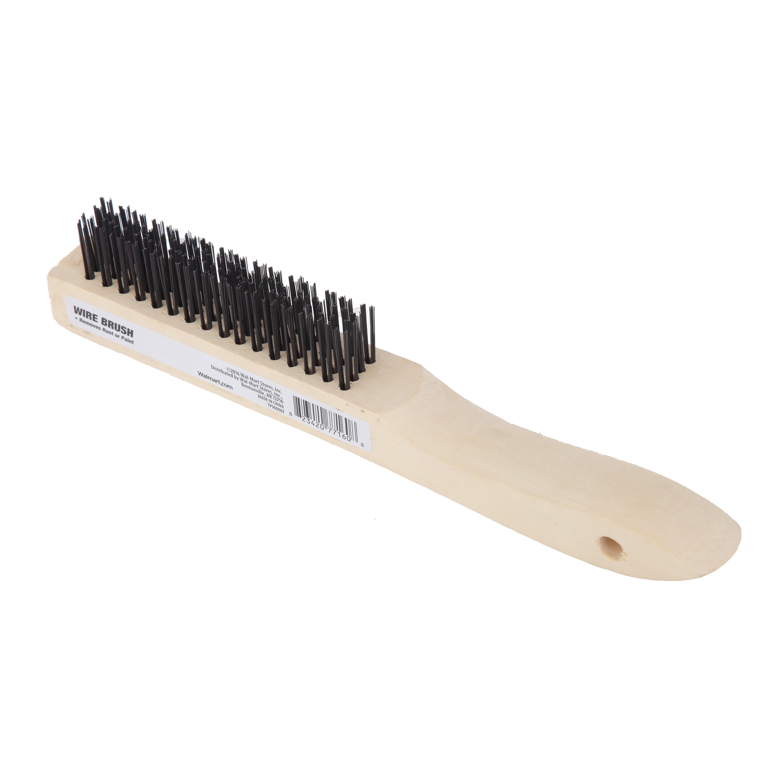 Wire Brushes Home & Garden 2 x Large Wooden Handled Hand Steel Wire