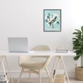 thumbnail image 3 of Stupell Industries Traditional Magnolia Arrangement over Blue Black Framed Giclee Art, 11 x 14, by Janet Tava, 3 of 8