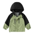 thumbnail image 2 of Timegard Toddler Boys Clothes Windbreaker Outerwear Kids Lightweight Zip Hooded Jacket Coat 2-12 Years, 2 of 4