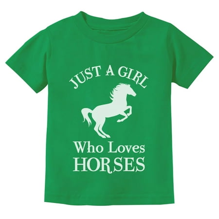 

Tstars A Girl Who Loves Horses Gifts for Girls Horse Shirt Youth Kids T Shirt
