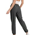 thumbnail image 5 of Tittly Baggy Pants Lounge Pants Women Teen Girls Bottom Sweatpants Baggy High Waist Elastic Jogger Pants Drawstring Athletic Pants Y2K Preppy Pants Sweatpants Women Womens Pants Black L, 5 of 6