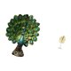 thumbnail image 5 of Figura de escritorio,Estatua de pavo real en estante,escritorio,decoración del hogar,Figuras decorativas creativas para la oficina y el hogar,Escultura de hoja,Estatua de hoja de, 5 of 8