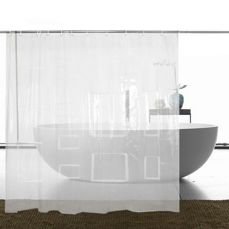 Pockets Eva Storage Clear Shower Curtain Liner Tablet Or Phone Pockets Eva Storage Clear Shower Curtain Liner Tablet Or Phone Holder Waterproof 8 Gauge 72 X72 Com