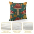 thumbnail image 4 of Qinduosi Throw Pillow Covers Doodle Mushroom Pillow Covers Throw Pillows Decorative Pillow Cases Cushion Covers for Bedroom Livingroom Sofa Farm House White, 4 of 5