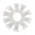 thumbnail image 2 of Pacifier Clips Suspender Clip Holder with Gripping for Pacifiers, ing Bib (Pack of 10, Clear), 2 of 8