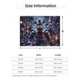 thumbnail image 2 of Lsque Five Nights At Freddy'S Print Flannel Throw Blanket, Ultra-soft Blanket for Bed, Couch, Car, Hypoallergenic Anti-pilling blanket-, 2 of 8