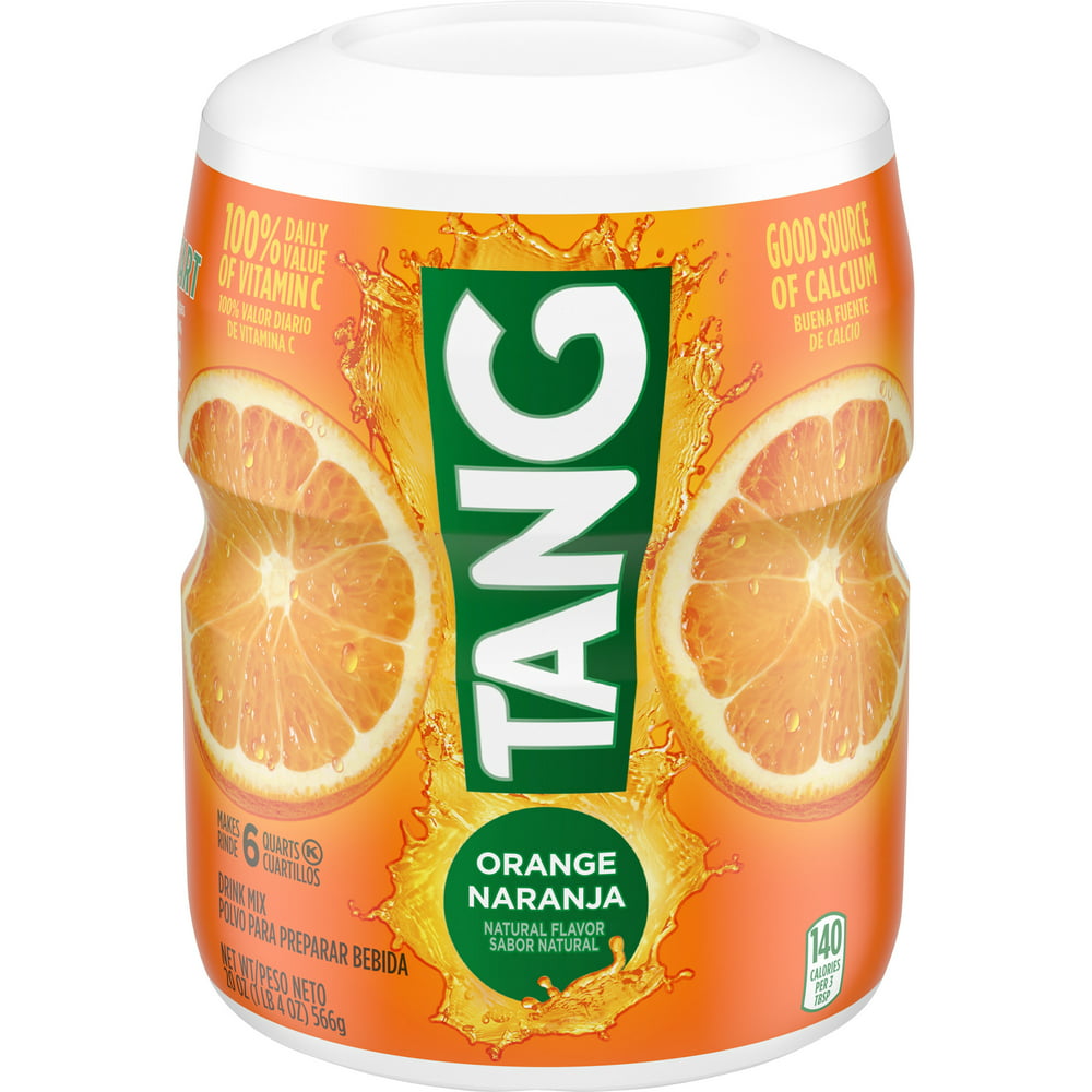 Tang Drink Powder Orange Vitamin C Caffeine Free 20 Oz Jar