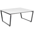 thumbnail image 3 of Double Collaboration Table, 60"W x 60"D x 30"H, Gray, 3 of 3
