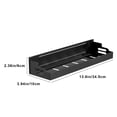 thumbnail image 2 of Tumotour Kitchen Refrigerator Magnetic Shelf Side Multifunctional Installation Spice Rack Cling Film Storage Hanging Shelf, 2 of 6