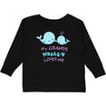 thumbnail image 3 of Inktastic My Gramps Whale-y Loves Me Boys or Girls Long Sleeve Toddler T-Shirt, 3 of 5
