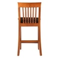 thumbnail image 5 of Linon Nataly 25" Mission Back Counter Stool, Dark Cherry, 5 of 9
