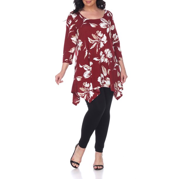 walmart tunic tops plus size