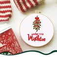 thumbnail image 2 of Kit de bordado navideño con bastidor Kit de bordado fácil para principiantes y adultos Kit completo de bastidor de bordado con agujas e hilo incluidos, 2 of 2