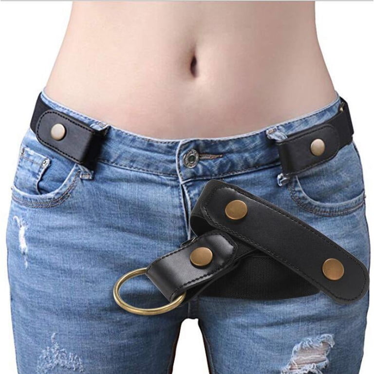 7353 Elastic No Buckle Stretch Belt For Women And Man Size Adjustable WERFORU No Buckle Stretch Belt For Women Men Elastic Waist  main image 4