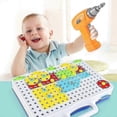 thumbnail image 2 of Kids Simulated Electric Drill Repair Tool Toy With 2 Piece Tips -, 2 of 2