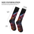 thumbnail image 5 of Bixox Neon Spectrum Cat Portrait Print Compression Socks,Compression Socks Women & Men Circulation for Medical,Running,Athletic, 5 of 7