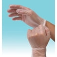 thumbnail image 3 of Guantes de vinilo sintético sin polvo, transparentes, caja de 100 - Mu, 3 of 3