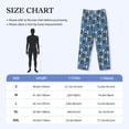 thumbnail image 4 of Picia Bottle And Glass Mens Soft Woven Cotton Elastic Waistband Sleep Pajama Pant Lounge Sleep Pant With Pockets And Drawstring-XX-Large, 4 of 9