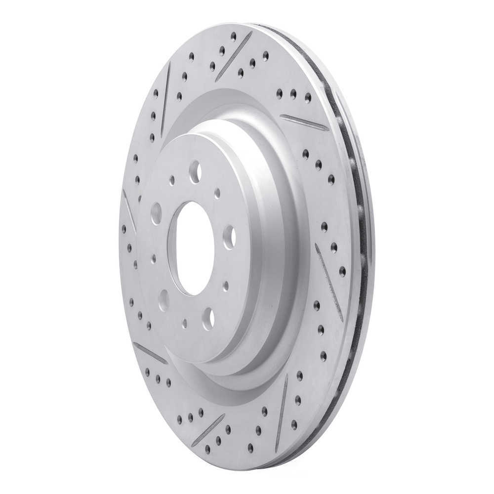 Dynamic Friction Company 830-26003L DFC Geoperformance Rotor - Drilled and Slotted