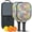 Pioneer Flower Floral-3, variant on Pickleball Paddles Set,Pioneer Flower Floral Print Pattern Fiberglass Surface Pickleball Racket Set with 2 Indoor Outdoor Pickleball Balls and Pickleball Bag,Pickle-ball Equipment