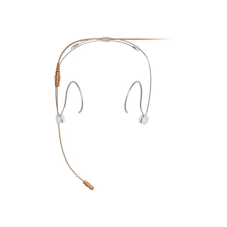 Shure DuraPlex DH5 - Headset - ear-bud - over-the-ear mount - wired - cocoa