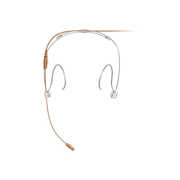 Shure DuraPlex DH5 - Headset - ear-bud - over-the-ear mount - wired - cocoa