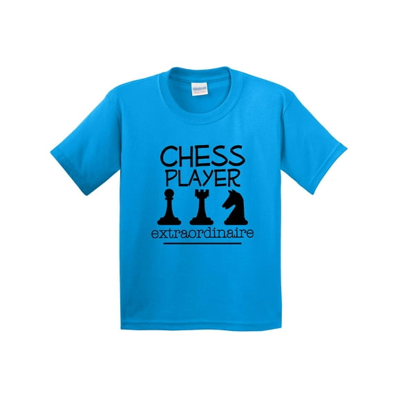 Inktastic Chess Player Game Youth T-Shirt