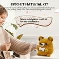 thumbnail image 4 of Encounter 3-Pack Beginner Crochet Kit for Animal Amigurumi, Complete Starter Set with Yarn and Video Tutorials, 4 of 12