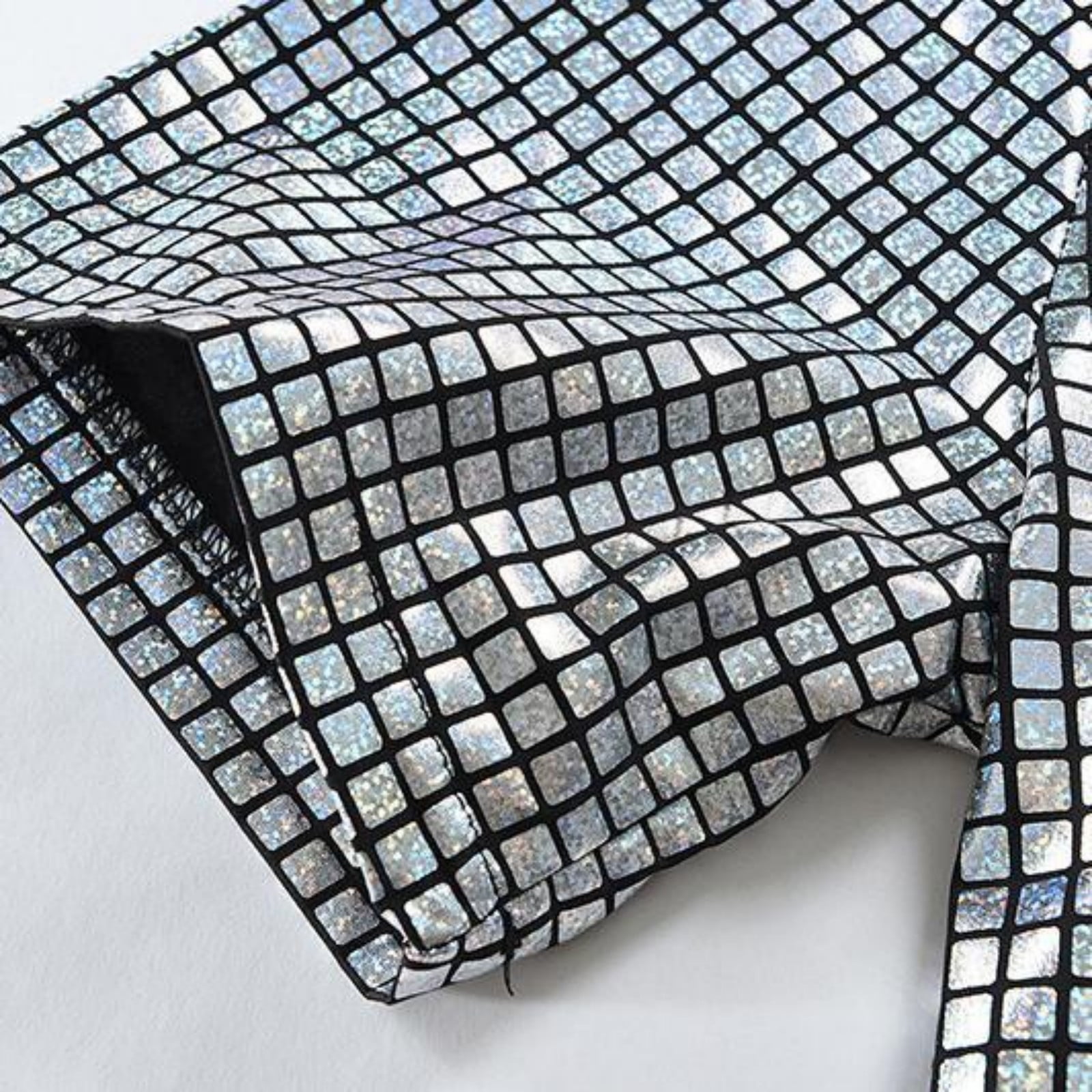 Veste à Paillettes Homme – Style Baseball, Respirant, Unie, Pour Fête Danse Carnaval, Garçons Et Hommes