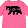 thumbnail image 4 of Inktastic California Black Bear Silhouette Boys or Girls Long Sleeve Toddler T-Shirt, 4 of 5