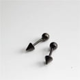thumbnail image 2 of Minimalist Spike Stud Earrings for Women Men Stainless Steel Cool Tiny Cartilage Helix Tragus 16g Screw Back Piercing Studs Hypoallergenic Sensitive Ears Birthday Jewelry Gifts Bff, 2 of 11