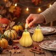 thumbnail image 7 of Tyidzon 2 Pcs Fall Pumpkin Scented Candles Soft Macaron Handmade Ambient Candles for Home Table Bedroom Bathroom Party Thanksgiving Decorations, 7 of 7