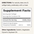 thumbnail image 4 of Suplemento Nature's Bounty con vitamina E, 400 UI, cápsulas blandas x120, 4 of 5
