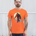 thumbnail image 4 of Full Moon Bigfoot T-shirt Hiking Sasquatch Hide and Seek Champion Men's Tee, 4 of 7