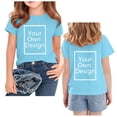 thumbnail image 2 of XXWXYD Custom DIY Printed T-Shirt for Boys Girls 2-14 Years, Unisex Short Sleeve School Season Top, Personalized Design Crew Neck Fashion Tee, 2 of 8