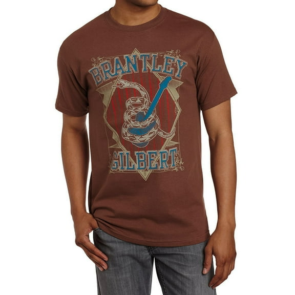 Brantley Gilbert Snake Coil Guitar Adult T-Shirt