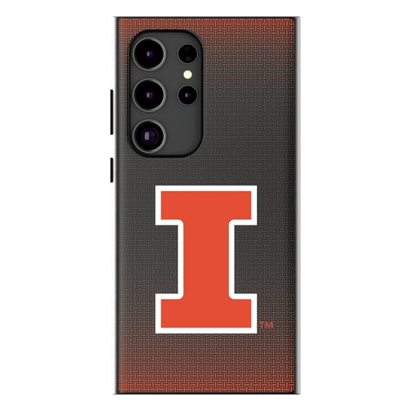 Keyscaper Illinois Fighting Illini Linen Galaxy Magnetic Bump Case