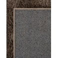 thumbnail image 6 of Unique Loom Studio Solid Shag Collection Area Rug - Sky (5' 1" x 8' Rectangle Brown), 6 of 7