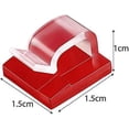 thumbnail image 2 of 60-Piece Clear Self-Adhesive Outdoor Wire Clip Set for Fairy Lights, 2 of 5