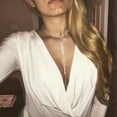 thumbnail image 1 of Stylish Shiny Crystal Rhinestone Bra Chest Body Chain Harness Necklace Jewelry, 1 of 5