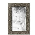 thumbnail image 2 of ArtToFrames 5" x 8" Silver Picture Frame, 5x8 inch Silver Wood Poster Frame (WOM-4993),  Pack, 2 of 7