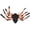 Spider, variant on Orange Plush Spider Shape Halloween Candy Backpacks Special Events Backpack 1Pc